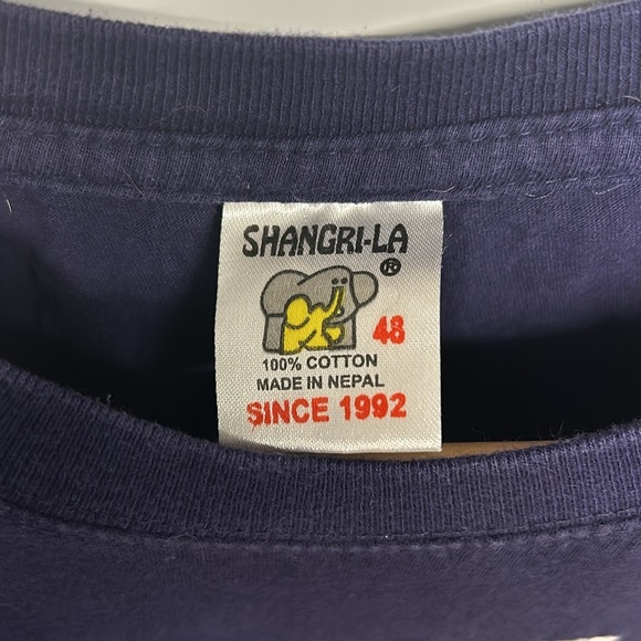 Top Of The World Everest Nepal Purple Short Sleeve T-shirt- Size 48 - Picture 3 of 4